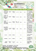 四联社区党群服务中心11月活动预告